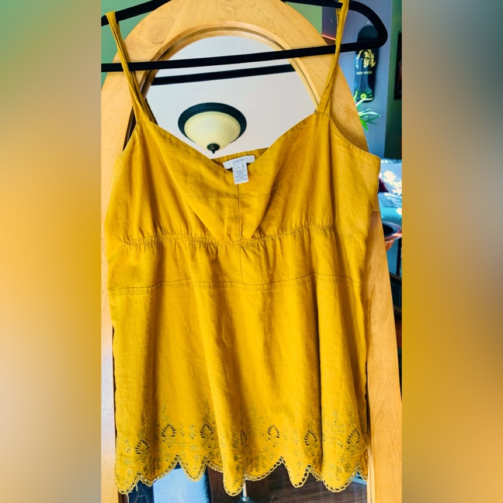 🔥JCREW eyelet tank